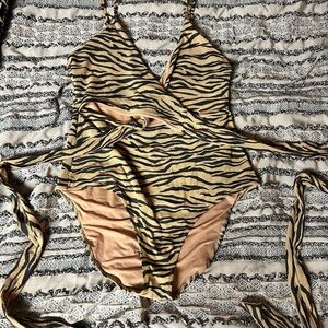 Aerie Animal Print One Piece